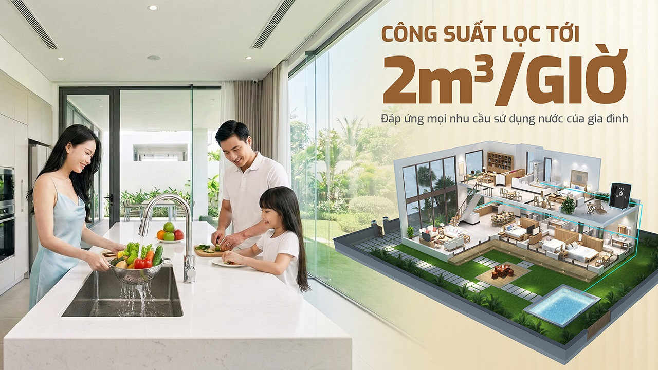 Máy lọc nước tổng đầu nguồn Karofi KTF- 662